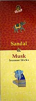 Sandal & Musk Kamini Incense 25x8g