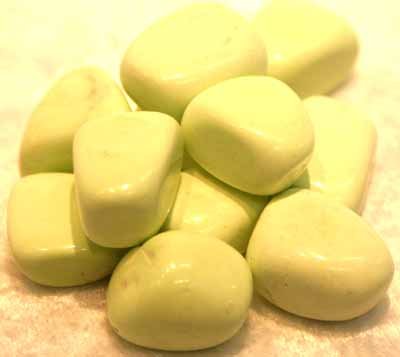 LEMON CHRYSOPRASE Tumbled Stone