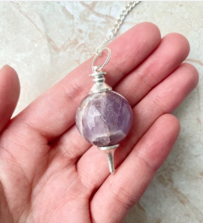Amethyst Ball Pendulum