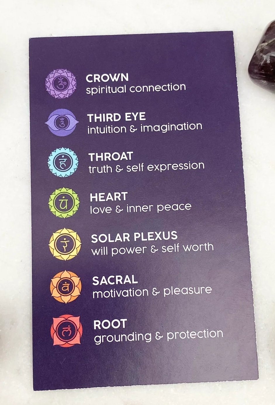 Chakra Ring Pendulum