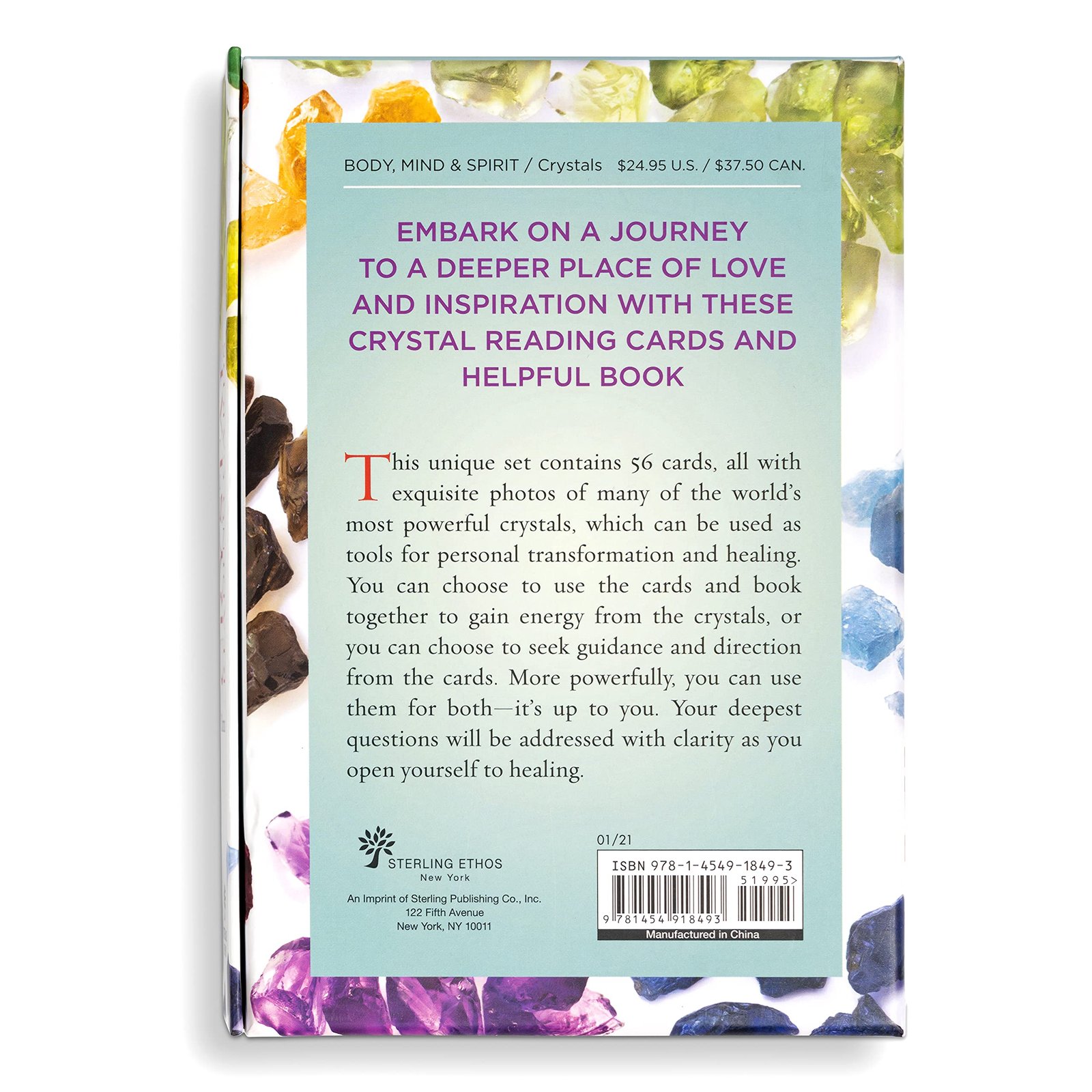 Healing oracle Crystal Reading Cards, The by Rachelle Charman