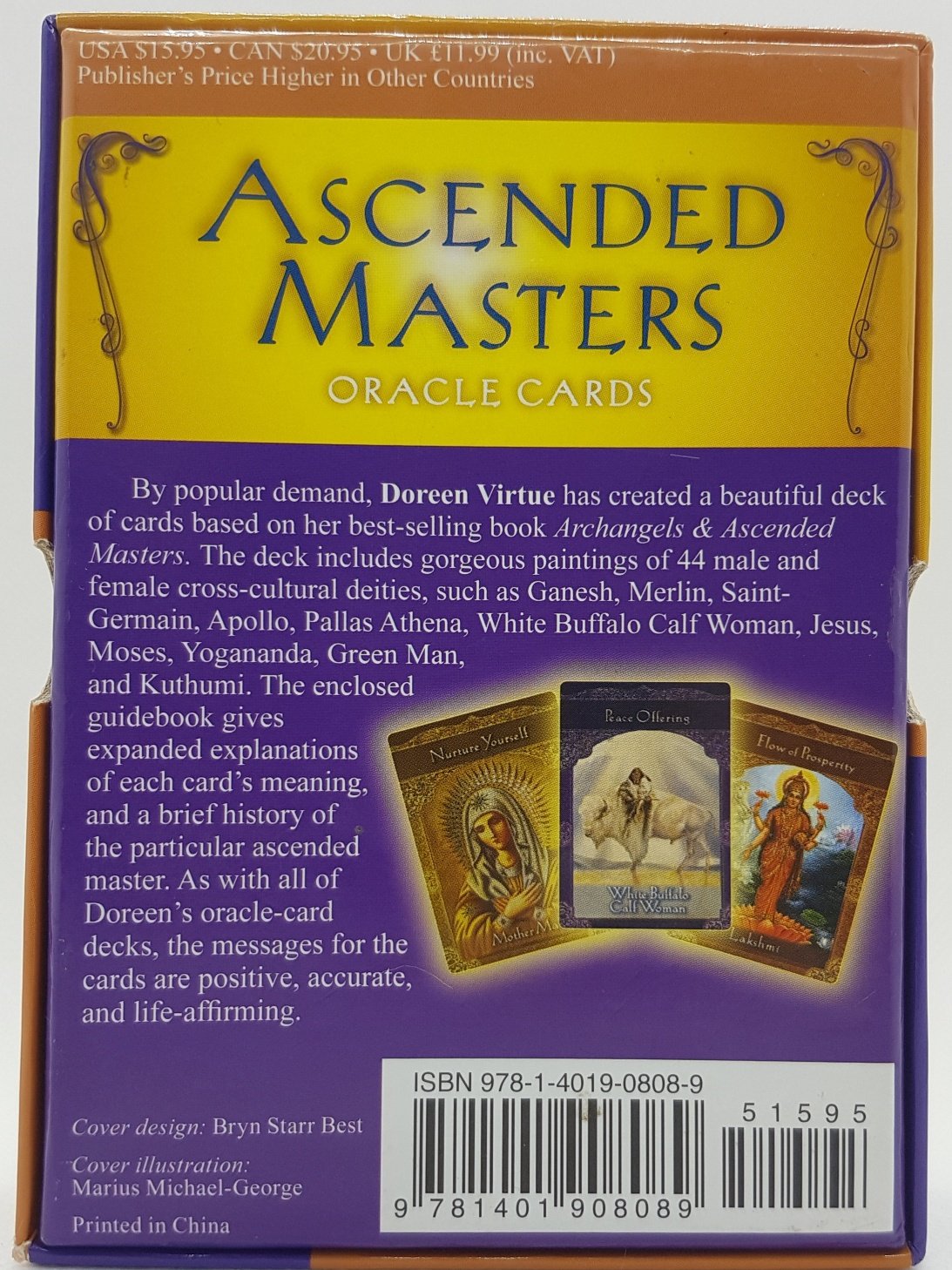 PRELOVED Ascended Masters Oracle Cards - Doreen Virtue - Genuine