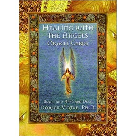 Preloved Healing With The Angels Oracle Cards Doreen Virtue 50 00 Magickal Products Crystals Tarot Decks Incense And More