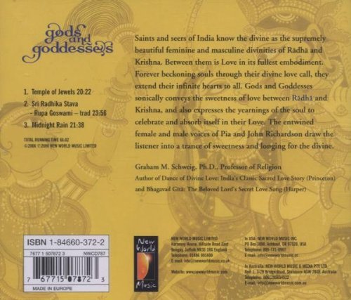 Gods and Goddesses CD - John Richardson and Pia