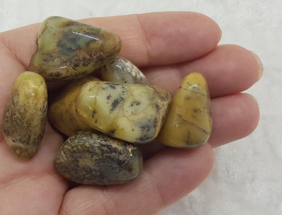 Agate, Dentritic, Tumbled Stone