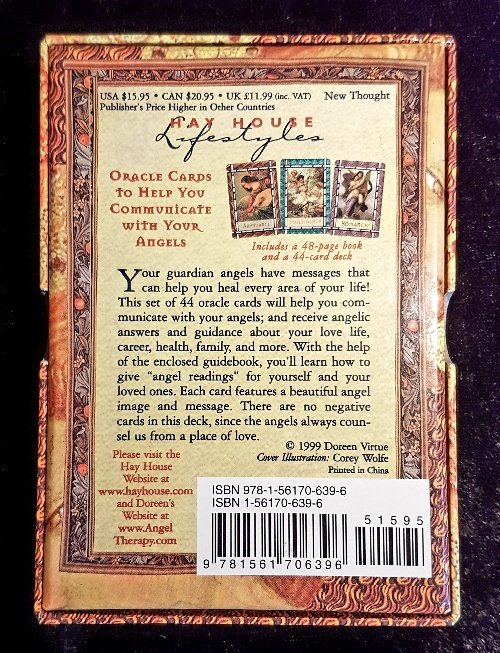 PRELOVED Healing with the Angels Oracle Cards - Doreen Virtue