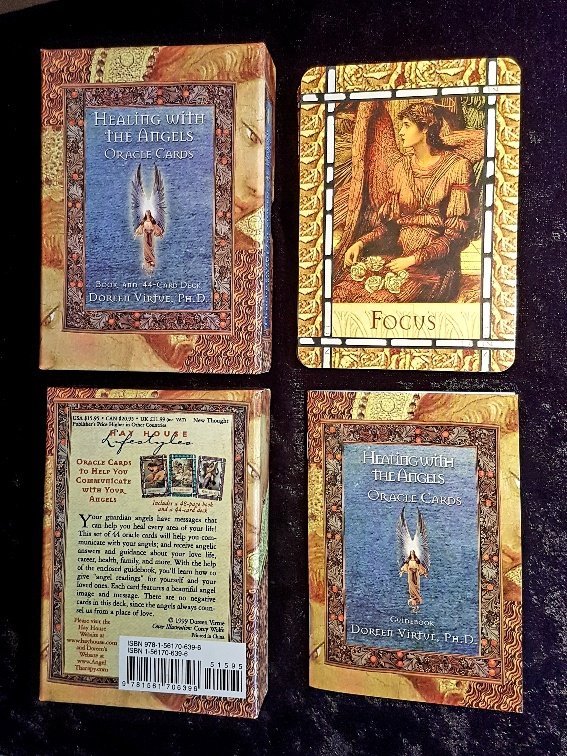 PRELOVED Healing with the Angels Oracle Cards - Doreen Virtue
