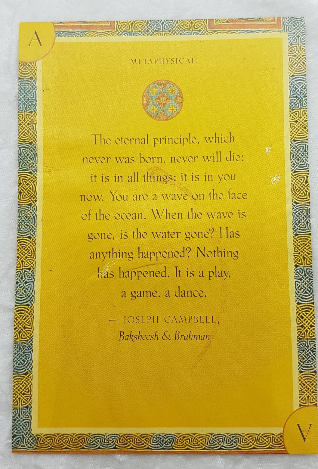 PRELOVED Follow Your Bliss - Joseph Campbell