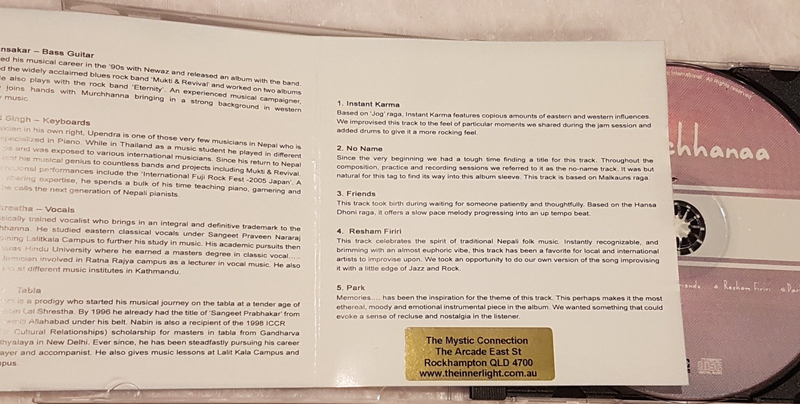 Murchchhanaa CD