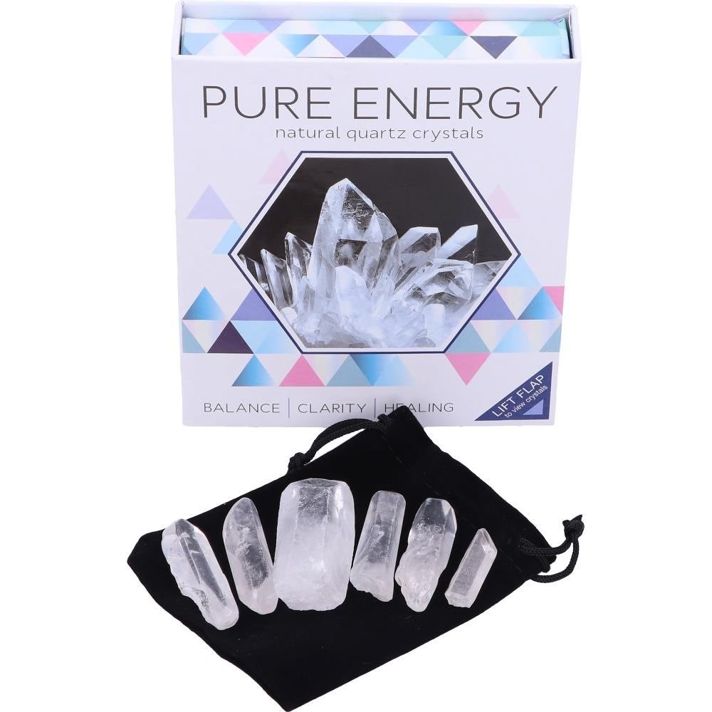 Pure Energy Natural Quartz Crystals box kit