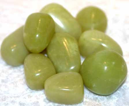 SERPENTINE (Light green) Tumbled Stone