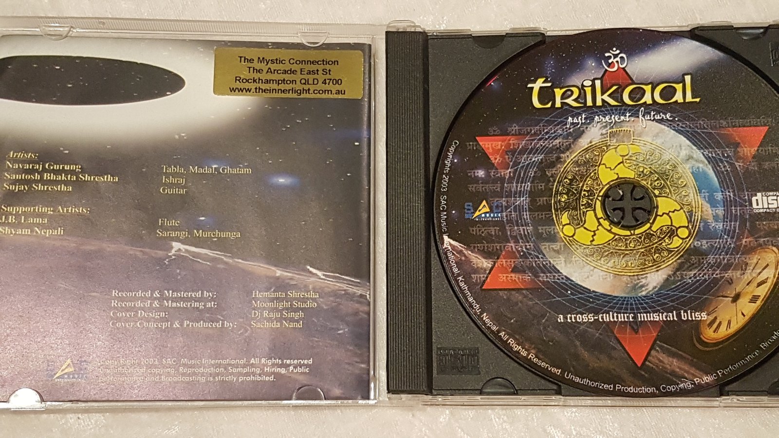 Trikaal – Past, Present, Future - A Cross-Cultural Musical Bliss CD