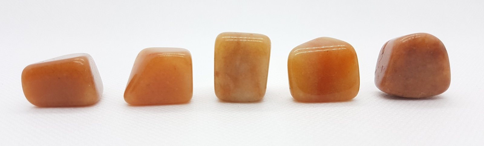 Aventurine, light red, tumbled stone