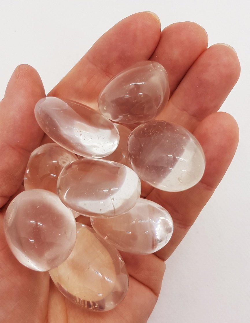 Clear Quartz (high grade) Tumbled Stone