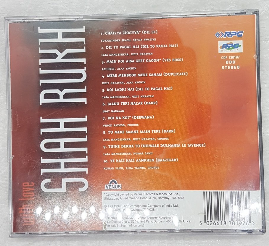 With Love Shah Rukh CD