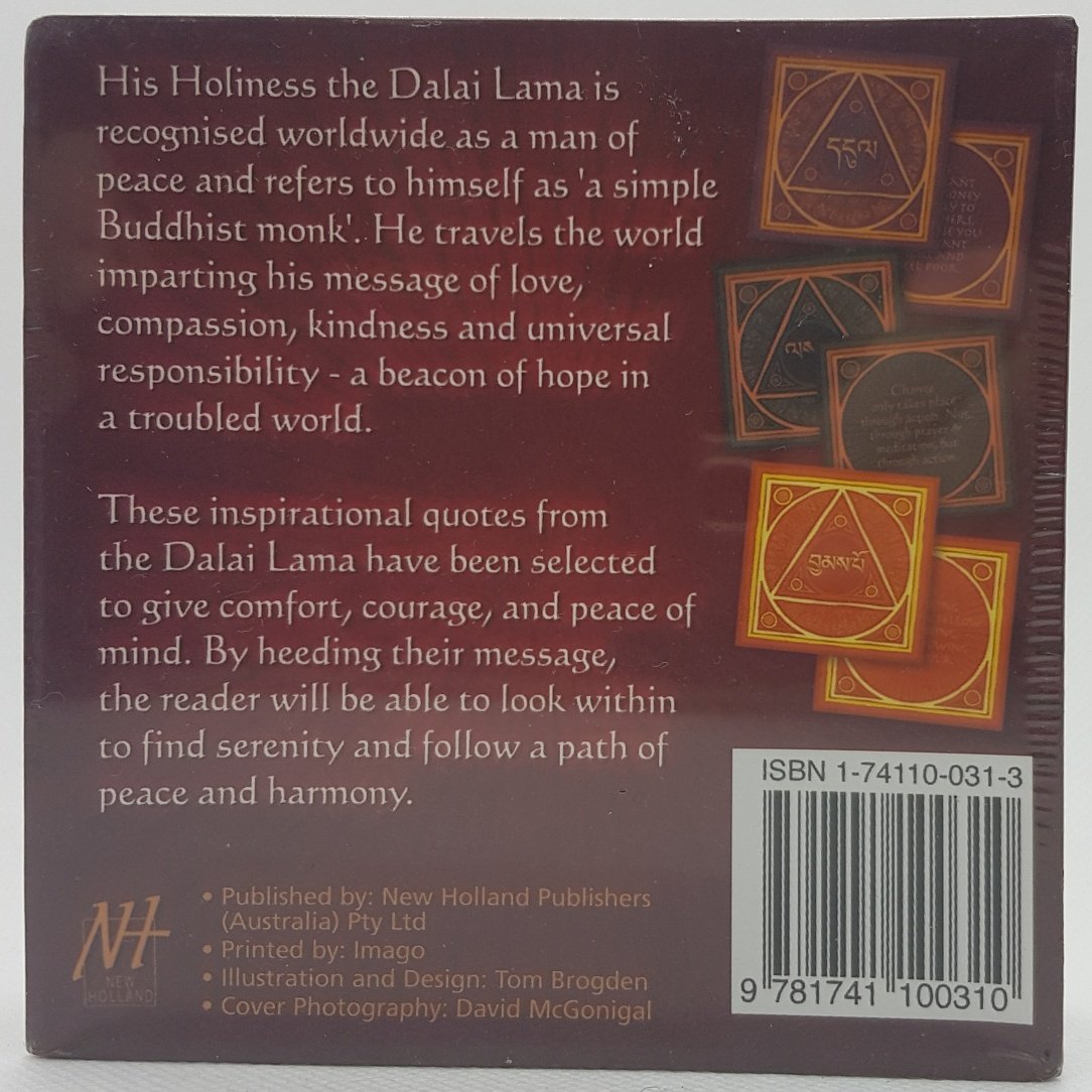 Word of Wisdom from His Holines the Dalai Lama - inspirational cards